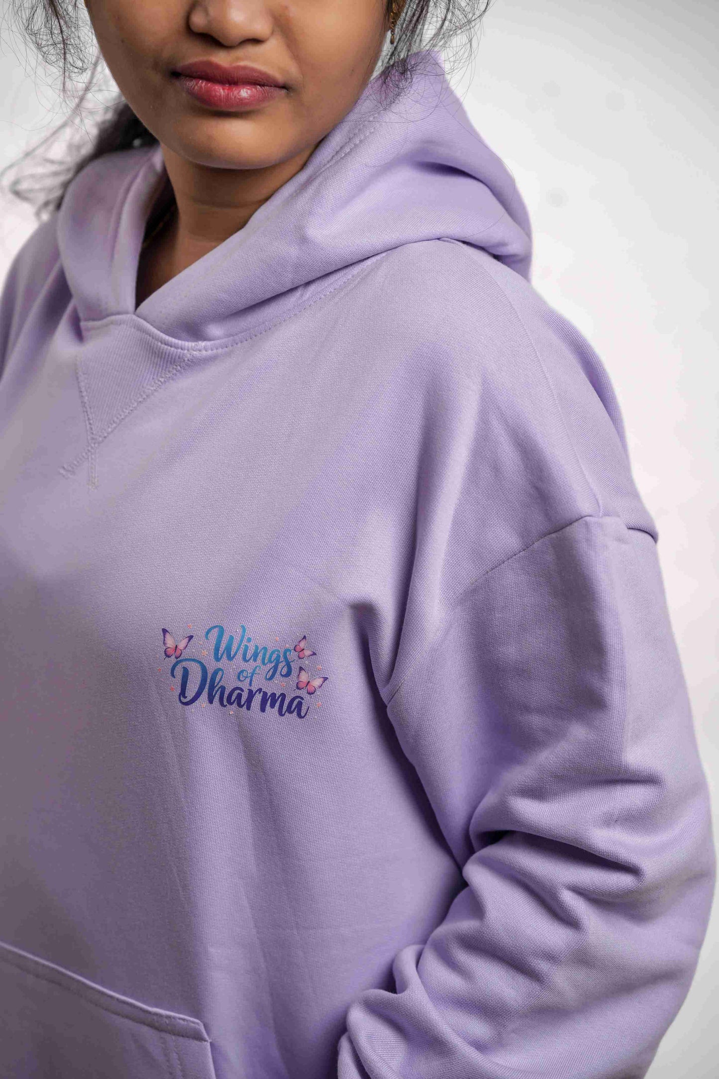 Wings of Dharma Unisex Hoodie Lilac